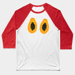 Cut Papaya Baseball T-Shirt